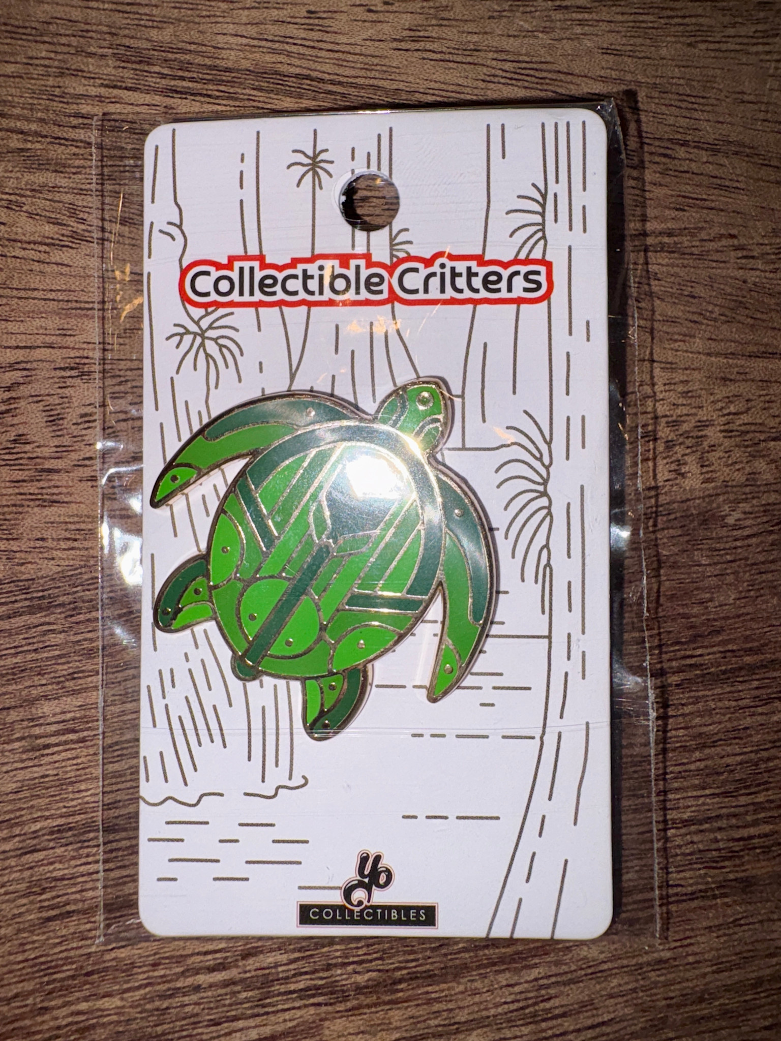 Enamel Pin Yo Miami Turtle  Enamel Pin