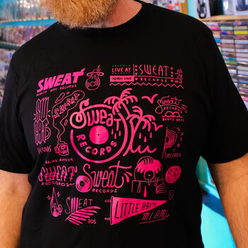 Shirt Sweat x Brian Butler "Logo Sheet" Pink/Black Tee