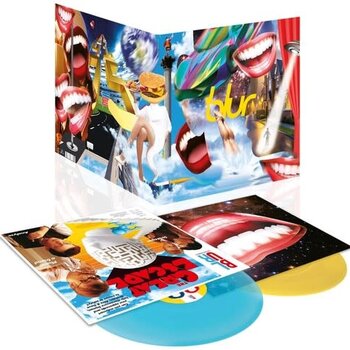 New Vinyl Blur - The Great Escape (30th Anniversary, Clear Blue & Clear Yellow) LP