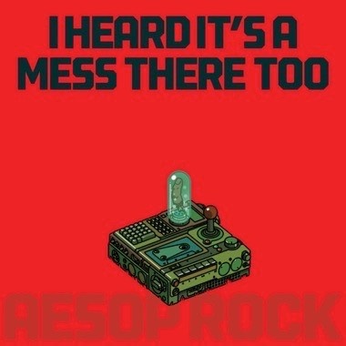 New Vinyl Aesop Rock - I Heard It’s A Mess There Too (Apple Red) LP