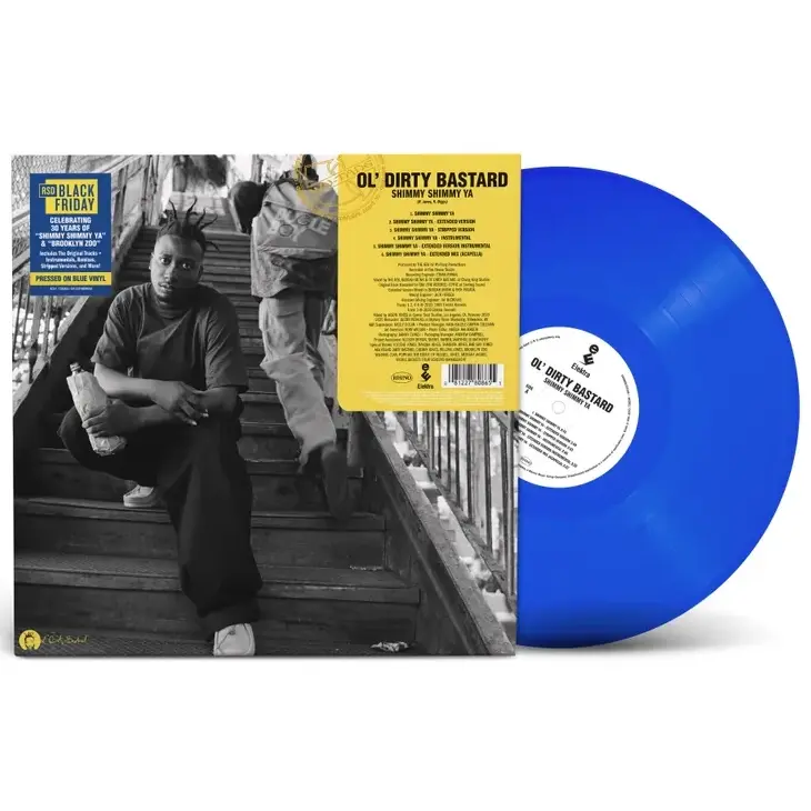 New Vinyl Ol' Dirty Bastard - Shimmy Shimmy Ya/Brooklyn Zoo (RSD Exclusive, 30th Anniversary, Blue) 12"