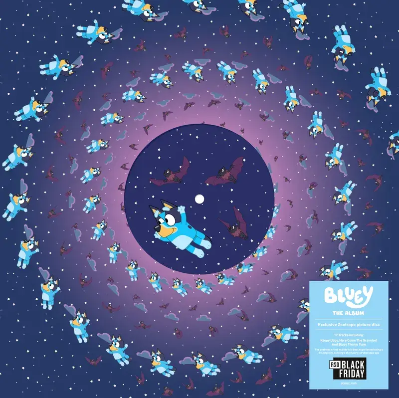 New Vinyl Bluey - Bluey the Album (5th Birthday Zoetrope Edition) (RSD Exclusive, Picture) LP