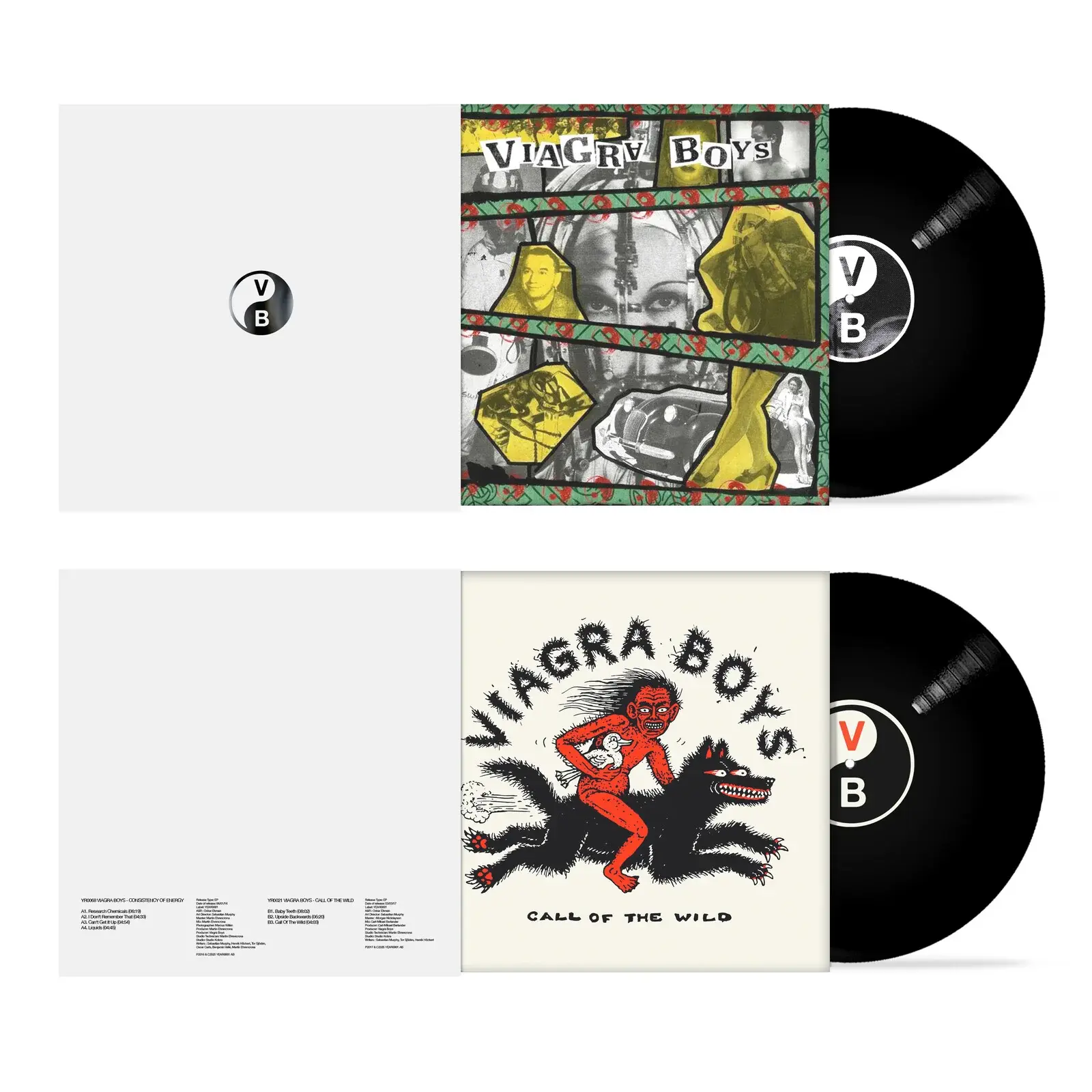 New Vinyl Viagra Boys - Consistency of Energy / Call of the Wild 12" EP