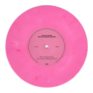 New Vinyl Olivia Dean - Nice To Each Other (IEX, Pink/White) 7"