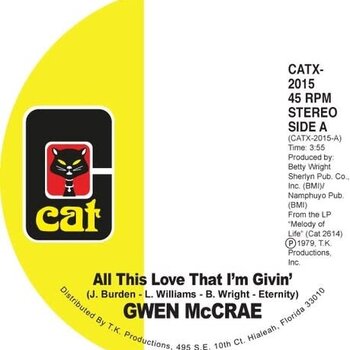 New Vinyl Gwen McCrae - All This Love That I'm Giving 7"