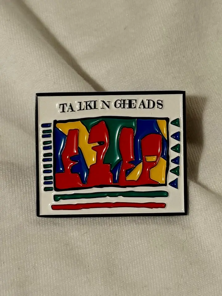 Enamel Pin Talking Heads Abstract Enamel Pin