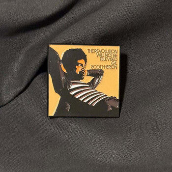 Enamel Pin Gil Scott-Heron The Revolution Will Not Be Televised Enamel Pin