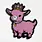 Enamel Pin Baby Princess Pink Lamb Enamel Pin