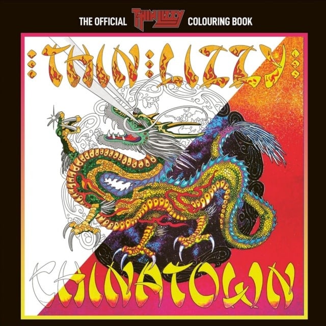 Book The Official Thin Lizzy Coloring Book
