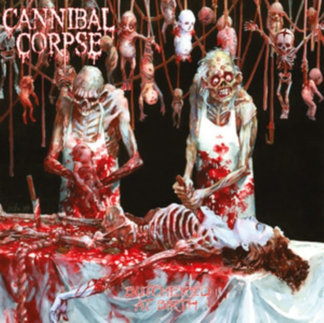 New Vinyl Cannibal Corpse - Butchered At Birth (White/Red Splatter) [Import] LP