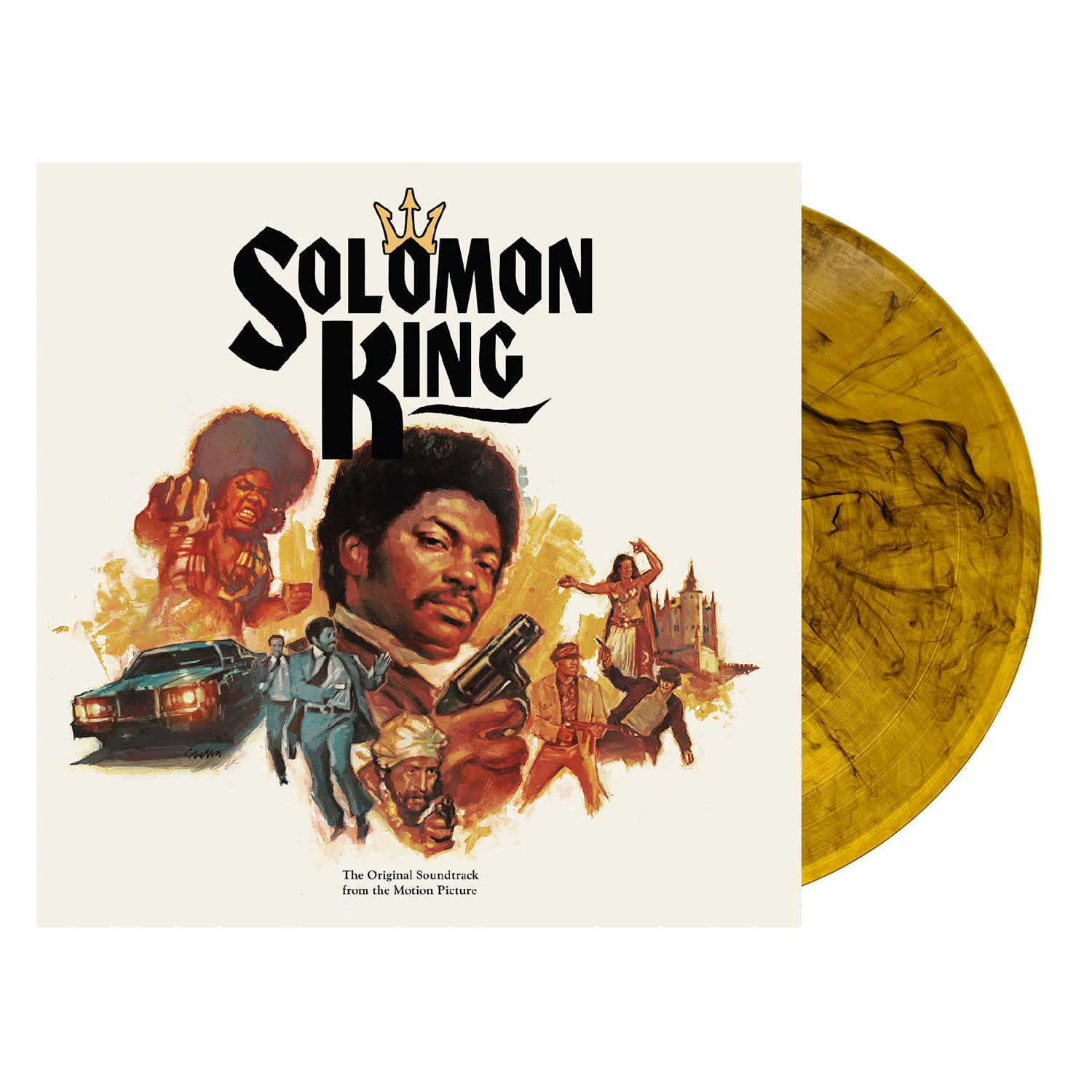 New Vinyl Various - Solomon King OST (Expanded, Bonus Tracks, Tiger Swirl) LP