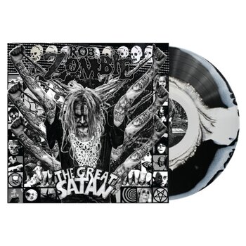 New Vinyl Rob Zombie - The Great Satan (IEX, Black/White Swirl) LP