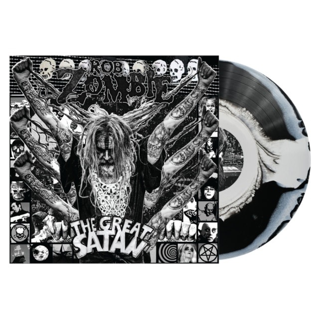 New Vinyl Rob Zombie - The Great Satan (IEX, Black/White Swirl) LP