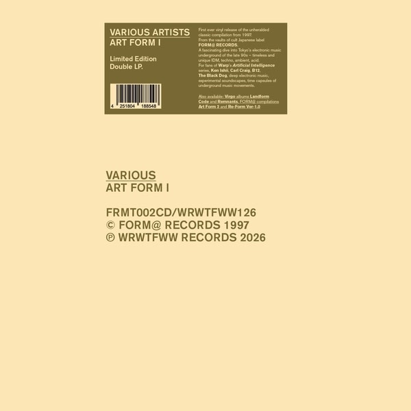 New Vinyl Various - Art Form 1 2LP