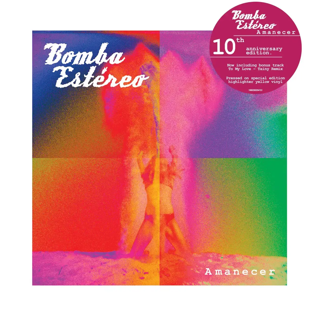 New Vinyl Bomba Estéreo - Amanecer (10th Anniversary, Bonus Track, Highlighter Yellow) 2LP