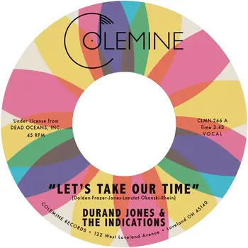 New Vinyl Durand Jones & The Indications - Lets Take Our Time b/w Flower Moon 7"