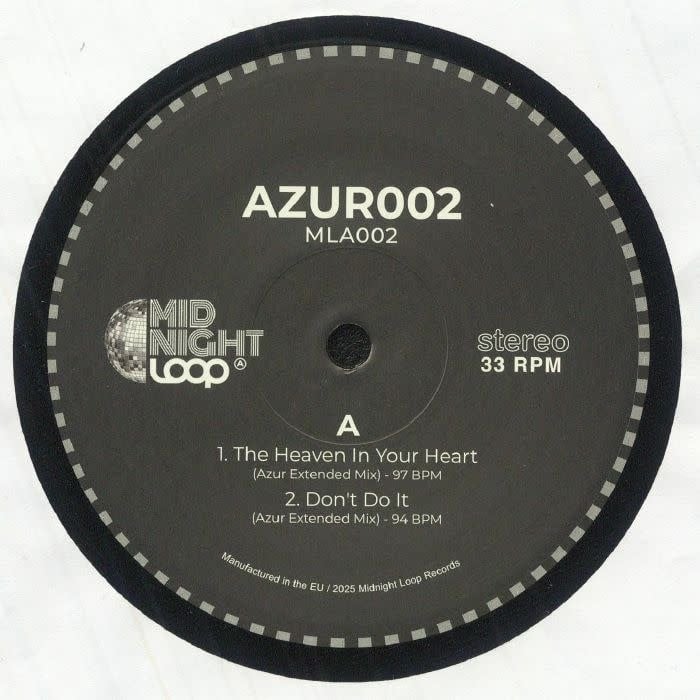 New Vinyl Midnight Loop - AZUR002 12"