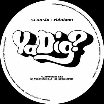 New Vinyl SEROSIA - YADIG 001 (feat Gojnea76, Cristi Klebleev mixes) 12"
