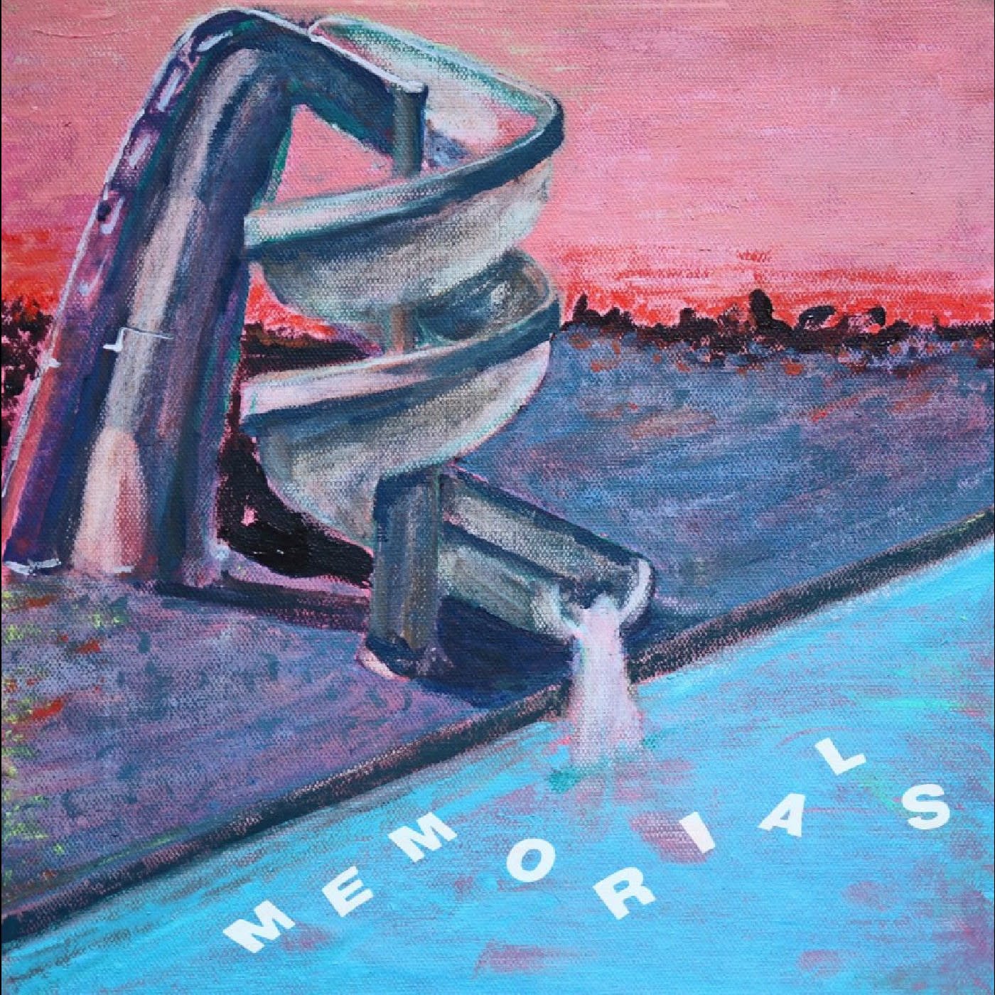 New Vinyl The Memorials - Memorial Waterslides (Blue) LP