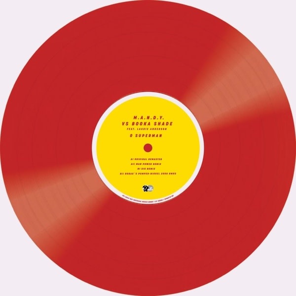 New Vinyl M.A.N.D.Y. Vs. Booka Shade (Feat. Laurie Anderson) - O Superman 2024 (Red) 12"
