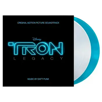 New Vinyl Daft Punk - TRON: Legacy OST (Clear/Curacao Blue) LP