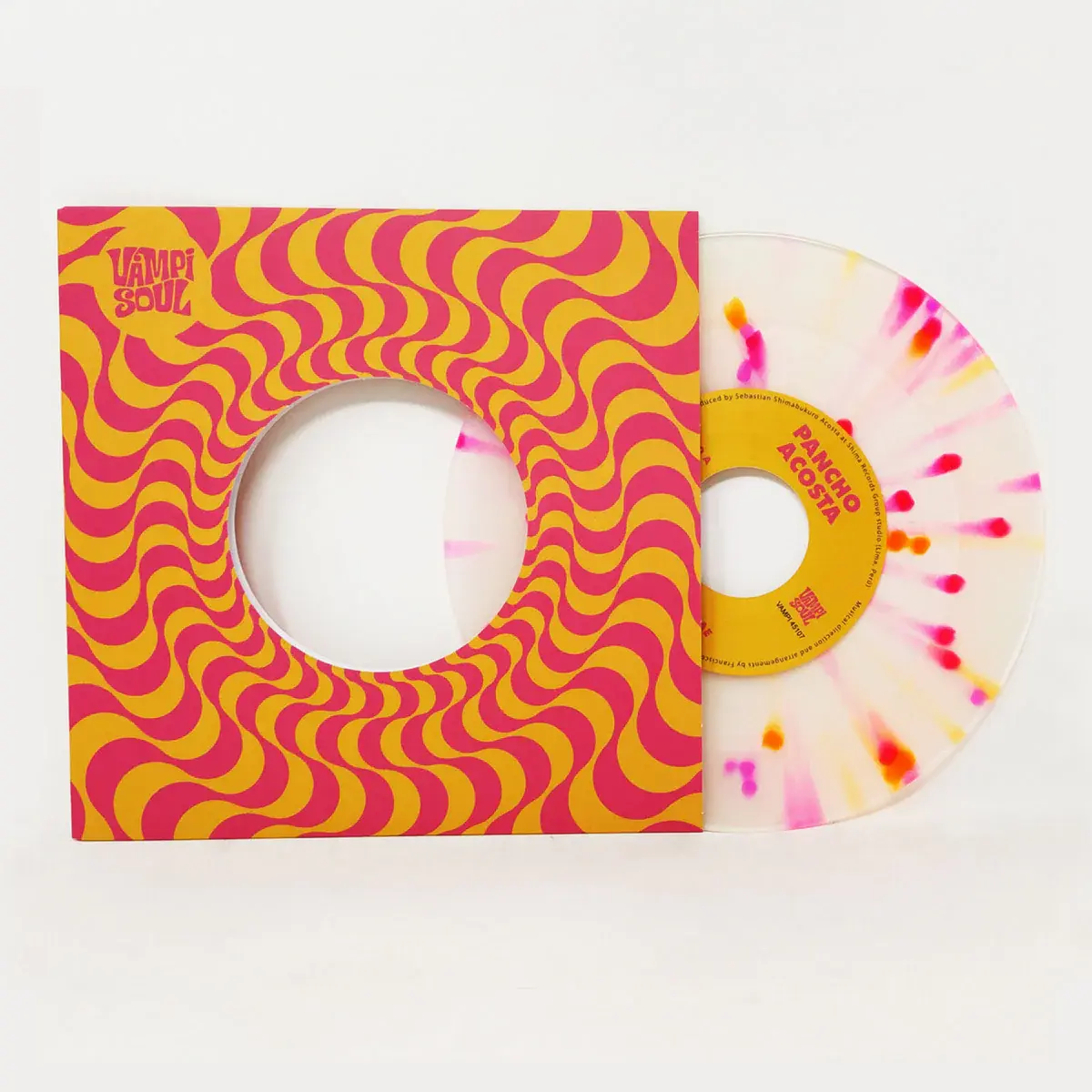New Vinyl Pancho Acosta & Money Chica - Egyptian Reggae (Multicolor, Splatter) 7"