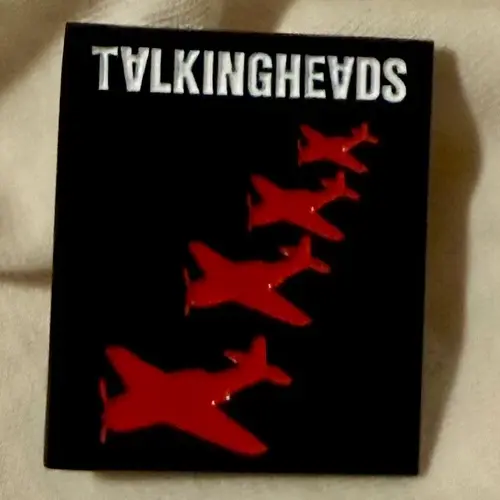 Enamel Pin Talking Heads Remain In Light Planes Enamel Pin