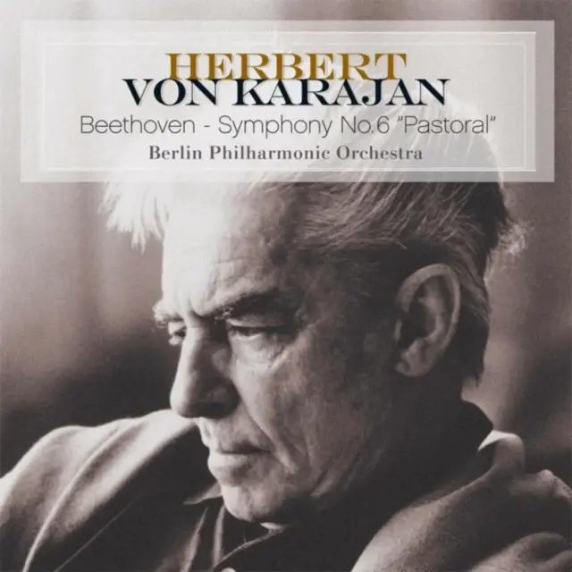 New Vinyl Beethoven - Symphony No. 6 "Pastoral" [Herbert Von Karajan] (Limited, Clear Red, 180g) LP