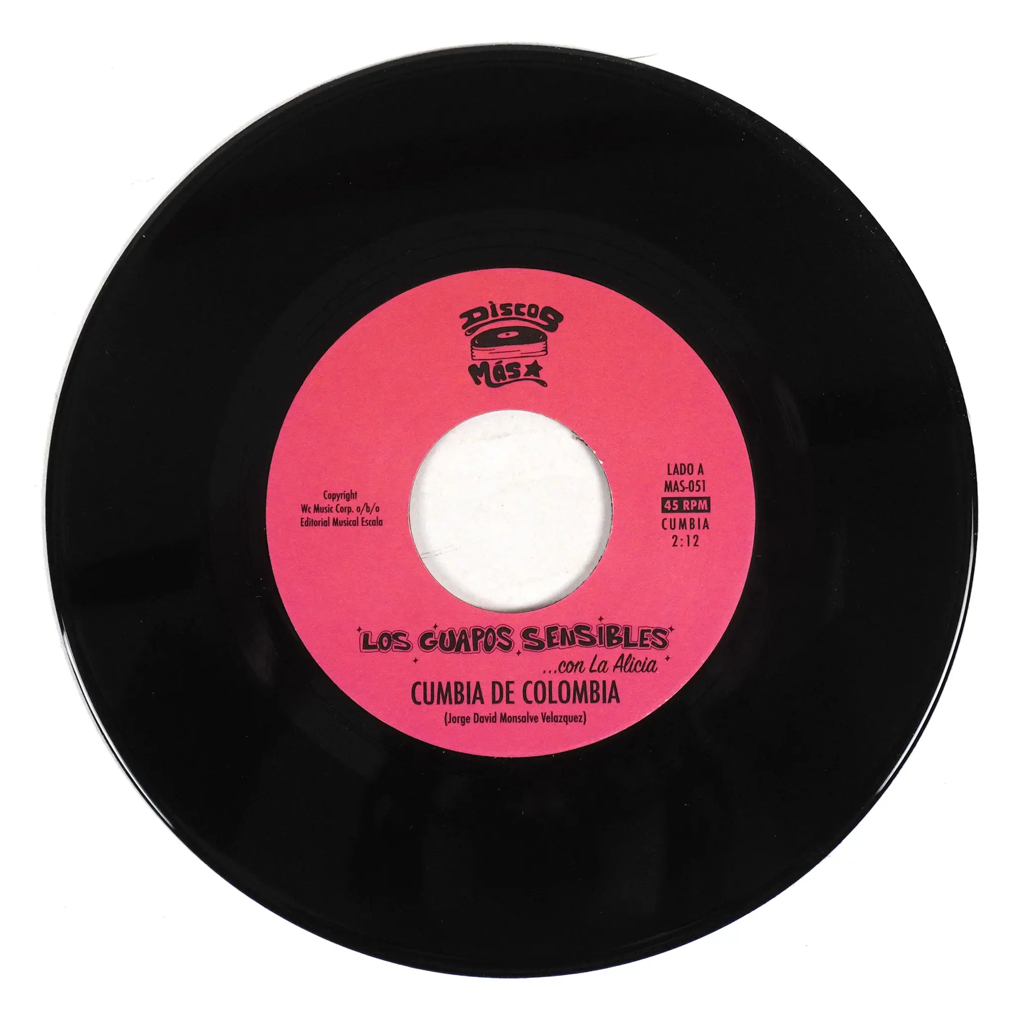 New Vinyl Los Guapos Sensibles - Cumbia De Colombia b/w Fade Into You 7"