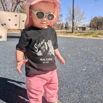 Shirt Sweat x Beatriz Monteavaro "Iguana" Toddler Tee Blk