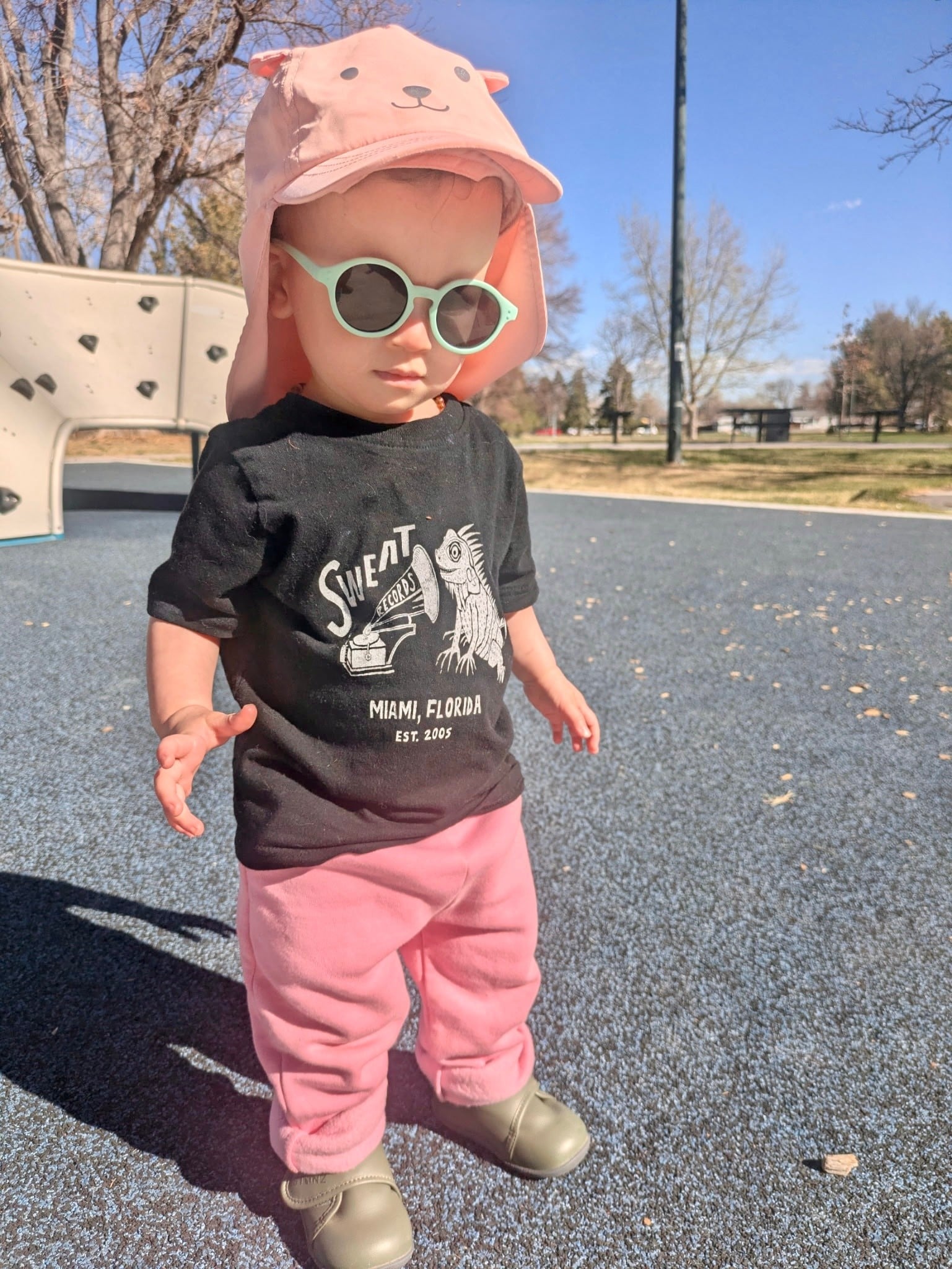 Shirt Sweat x Beatriz Monteavaro "Iguana" Toddler Tee Blk