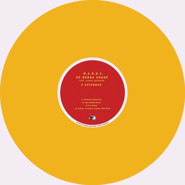 New Vinyl M.A.N.D.Y vs Booka Shade - O Superman 2025 (Yellow) 12"