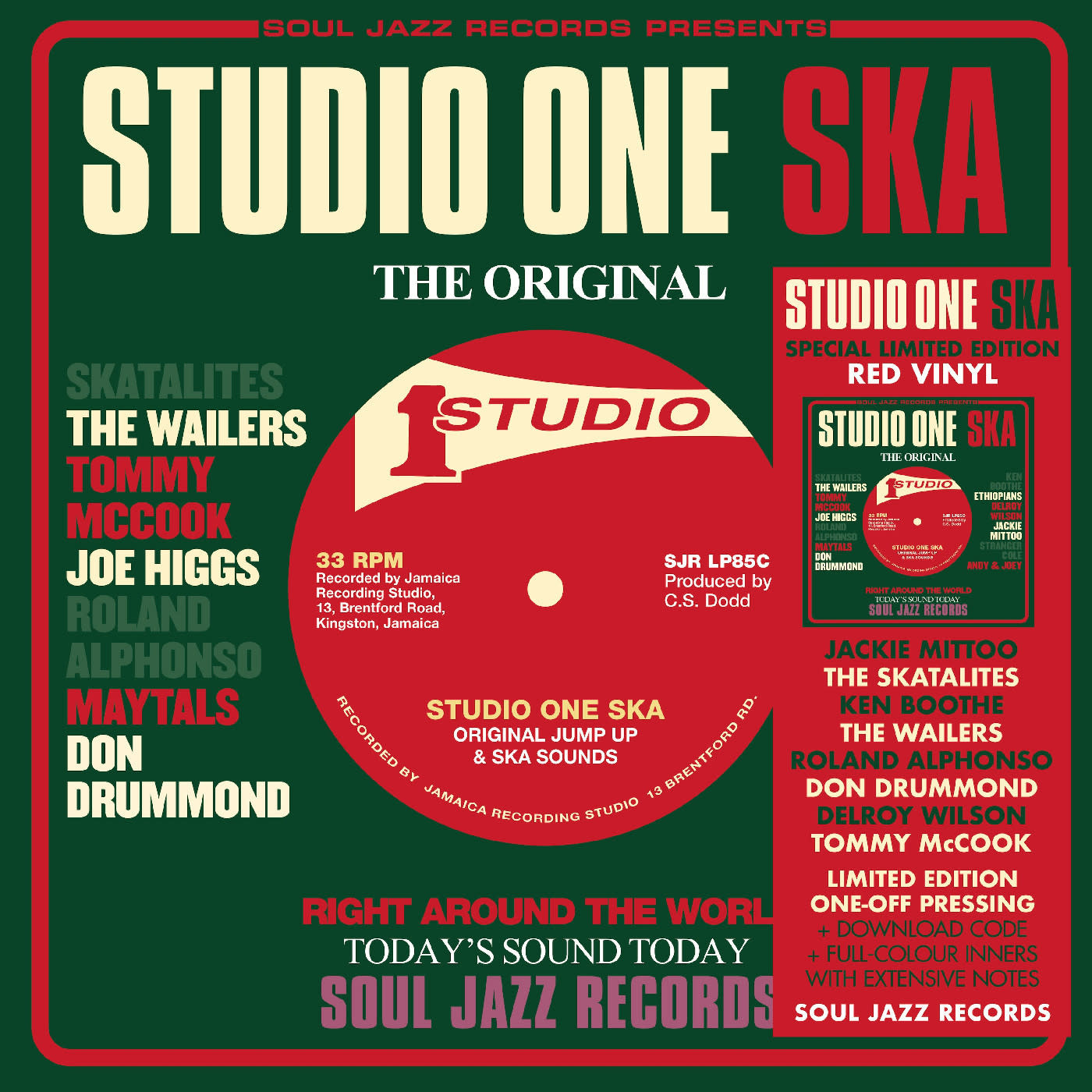 New Vinyl Soul Jazz Records - Studio One Ska (Red) 2LP