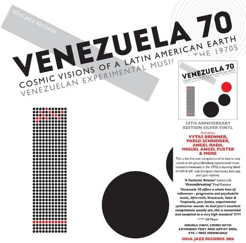 New Vinyl Soul Jazz Records - Venezuela 70: Cosmic Visions of a Latin American Earth (Silver) LP