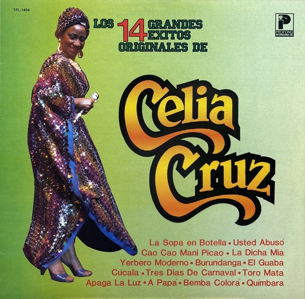 New Vinyl Celia Cruz - Los 14 Grandes Exitos Originales De Celia Cruz [1984 Cut-Out] LP
