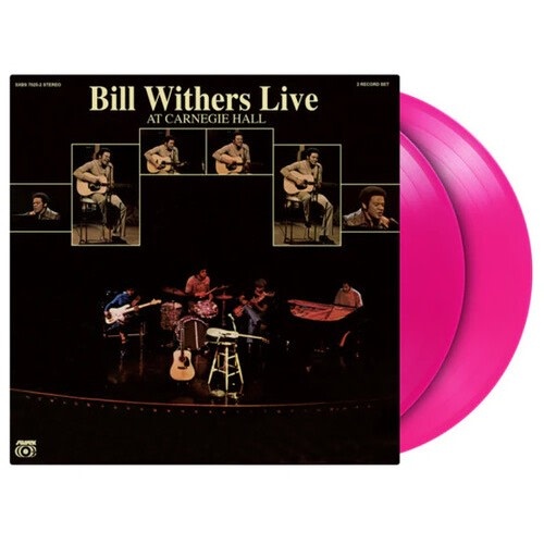 New Vinyl Bill Withers - Live At Carnegie Hall (Limited, Translucent Magenta, 180g) [Import] LP