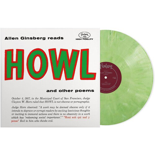 New Vinyl Allen Ginsberg - Howl And Other Poems (Limited, Green EcoVinyl) LP