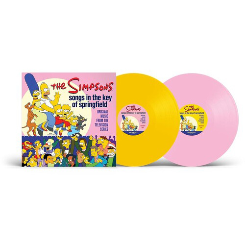 New Vinyl The Simpsons - Songs In The Key Of Springfield (Television OST) (Yellow & Pink) 2LP