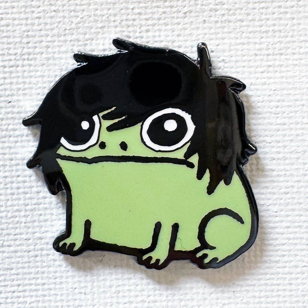 Enamel Pin Emo Frog Enamel Pin