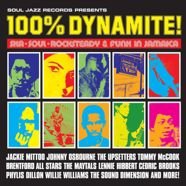 New Vinyl Various - Soul Jazz Presents: 100% Dynamite Ska Soul Rocksteady & Funk In Jamaica 2LP