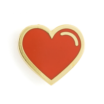 Enamel Pin Red Heart Enamel Pin