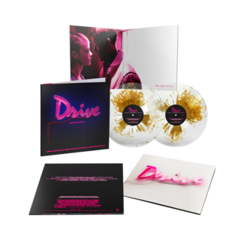 New Vinyl Cliff Martinez - Drive OST (Anniversary, Alternate Cover, Clear/Gold Splatter) 2LP