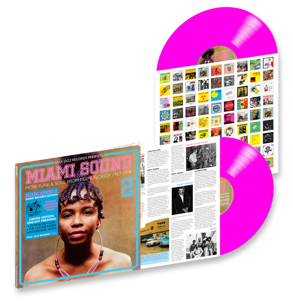 New Vinyl Various - Miami Sound 2: More Funk & Soul From Miami (Sweat Records Edition, Magenta) 2LP