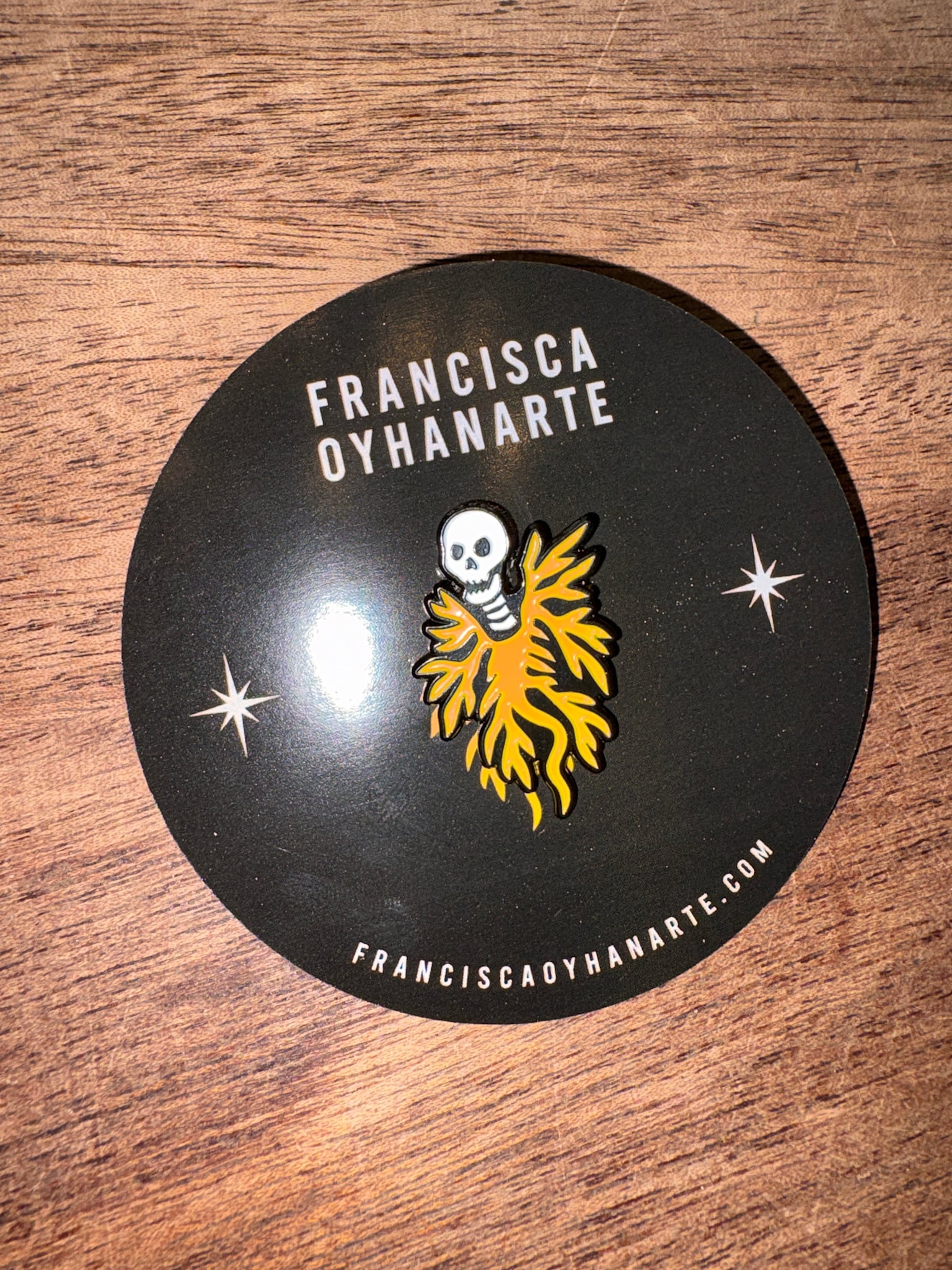 Enamel Pin Francisca Oyhanarte "Algae Skull" Pin