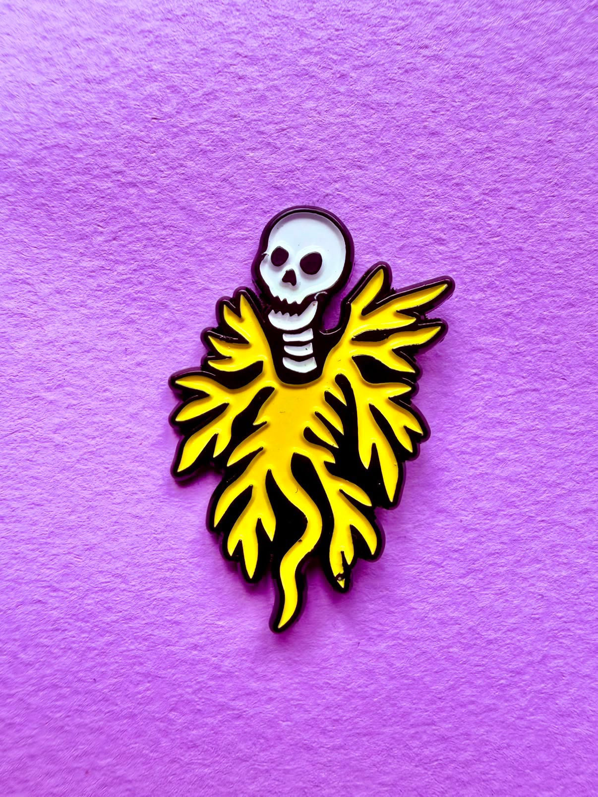 Enamel Pin Francisca Oyhanarte "Algae Skull" Pin