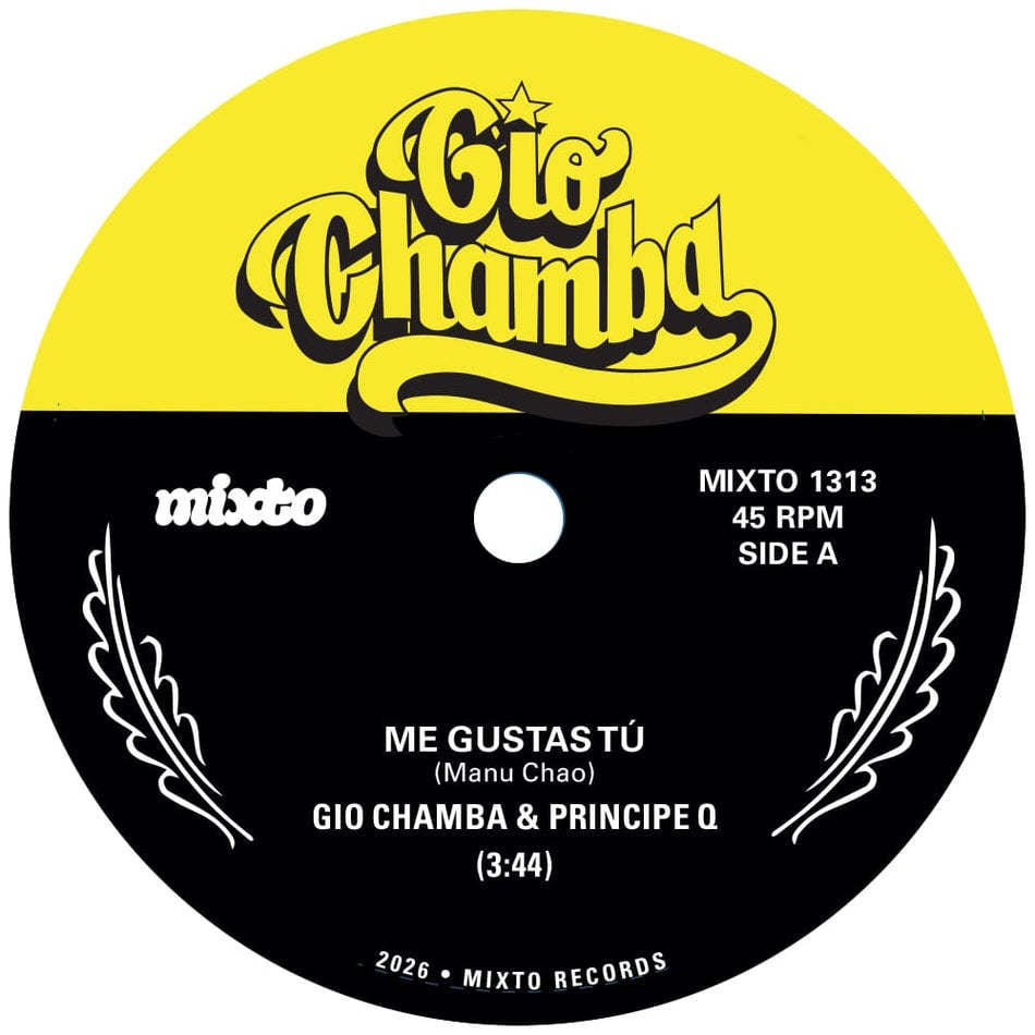 New Vinyl Gio Chamba - Me Gustas Tu b/ w Redbone LP