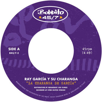 New Vinyl Ray Y Su Charanga Garcia - La Charanga De Garcma b/w Para Ti (White) 7"