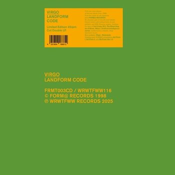 New Vinyl Virgo - Landform Code 2LP