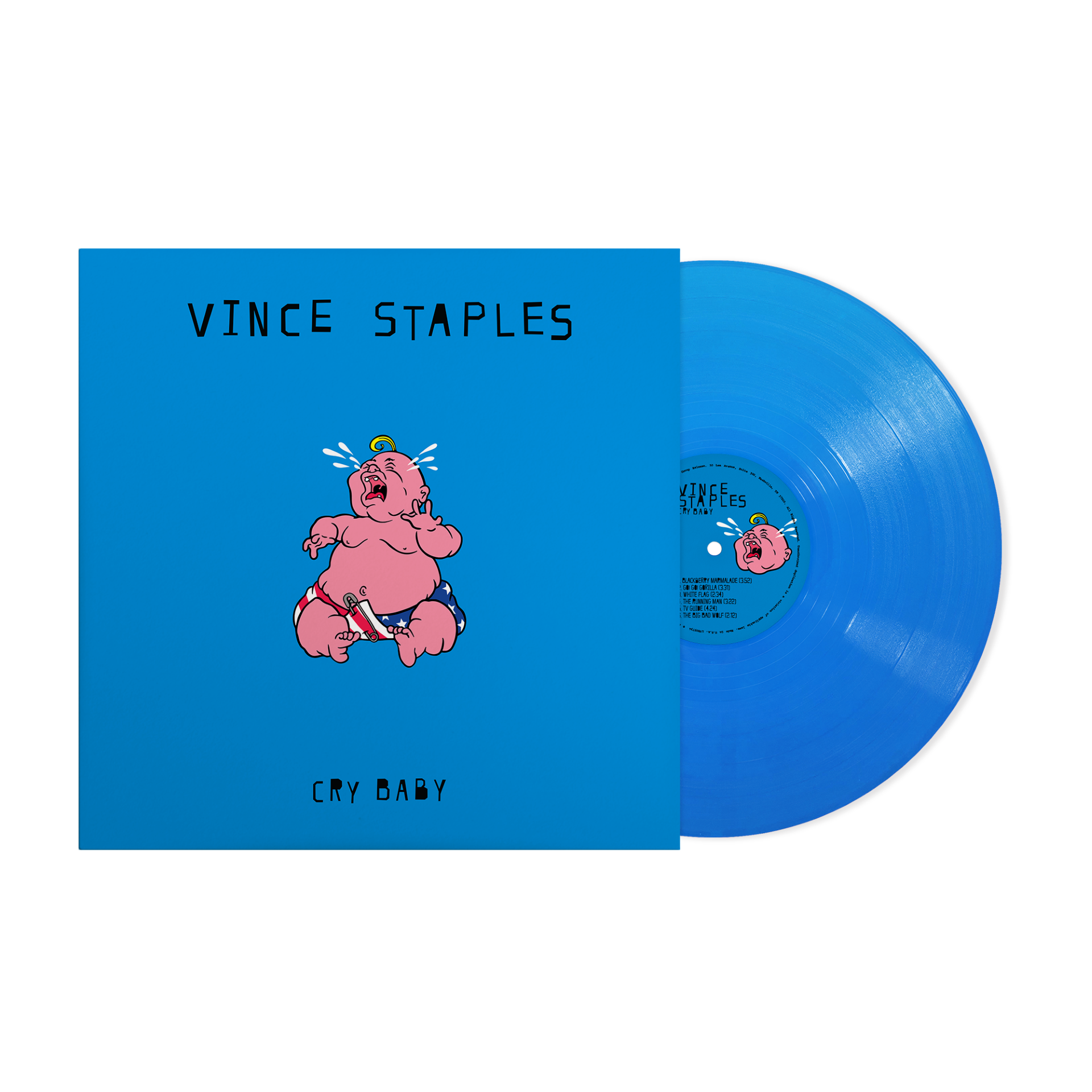 New Vinyl Vince Staples - Cry Baby (UK Version, Light Blue) LP