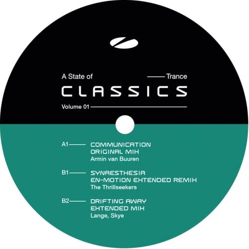 New Vinyl Various - A State of Trance Classics Volume 01 12"